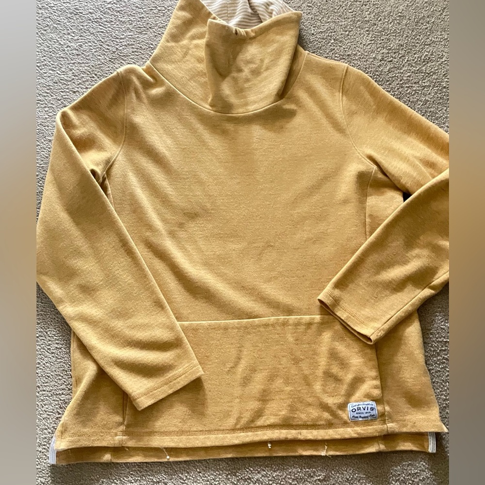 Orvis cowl sweatshirt